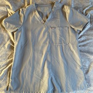 Figs cement scrub top